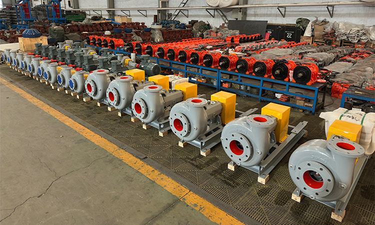 Sino Mechanical Equipment completed the production of sand pumps for Middle East customer